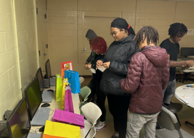 Teens doing activities.